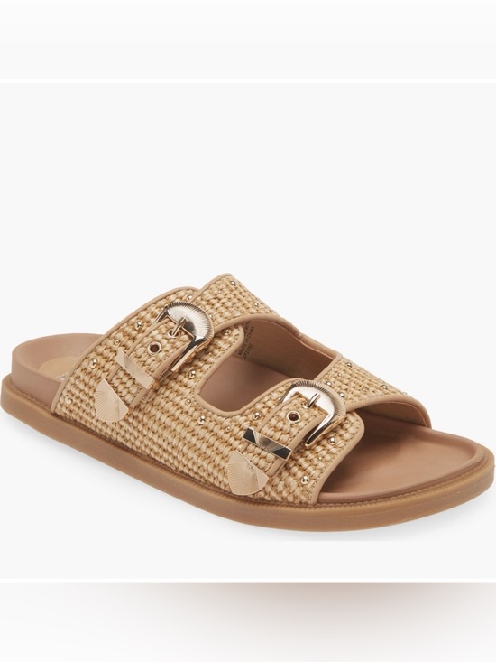 Steve Madden Shoes - Steve Madden Zuree Sandals Size 7.5 M Gold Tan